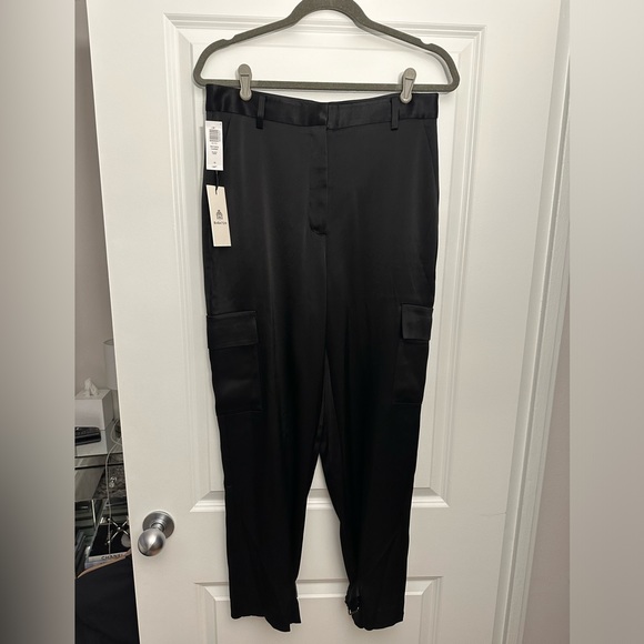 Aritzia Babaton Refined Satin Cargo Pants - Picture 4 of 6